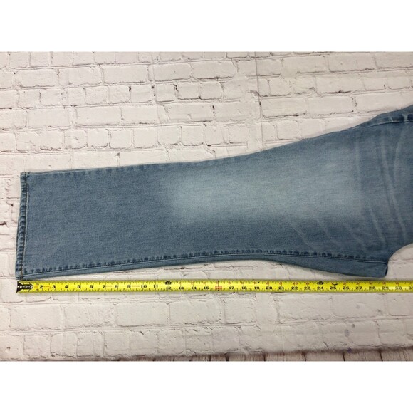 Old Navy Women Kicker Boot Cut Jeans Size 16 Short Blue Denim B252 -1 - Picture 5 of 16